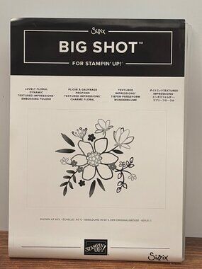 STAMPIN' UP! 148048 LOVELY FLORAL DYNAMIC TEXTURED IMPRESSIONS EMBOSSING FOLDER